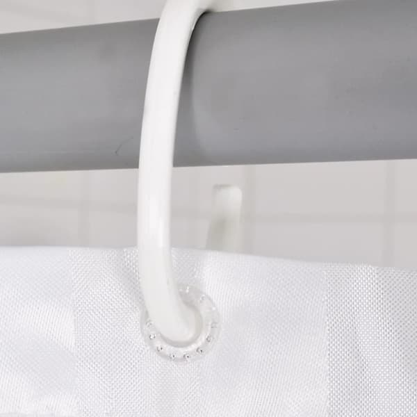 RIDDER badeforhæng Satin White 180 x 200 cm