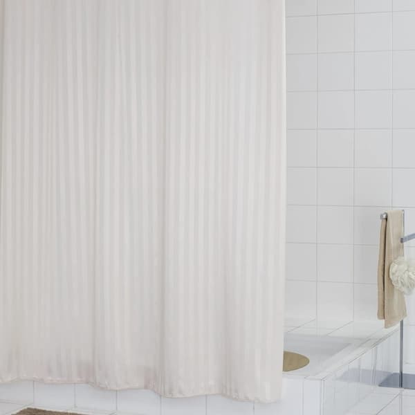 RIDDER badeforhæng Satin White 180 x 200 cm
