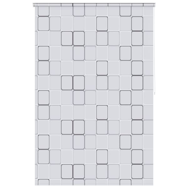 vidaXL Rullgardin för dusch 160x240 cm fyrkant