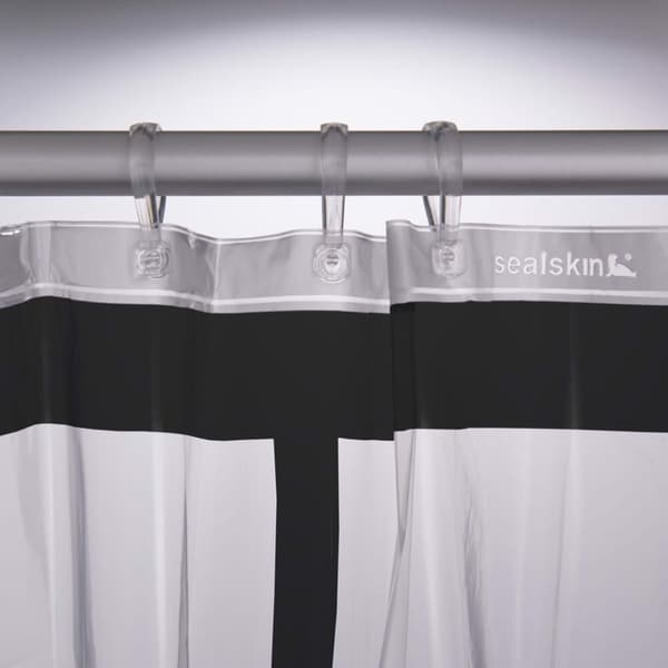 Sealskin badeforhæng Brix transparent
