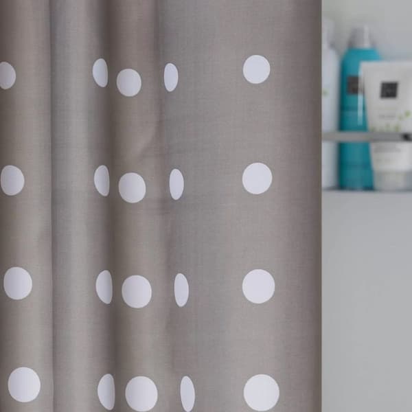 OUTLET: Sealskin Speckles dusjforheng i tekstil