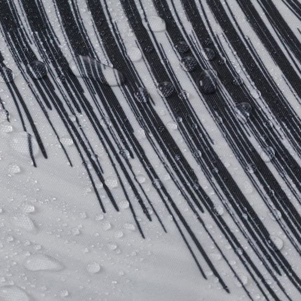 Sealskin Birds dusjforheng 180x200, sort-hvit