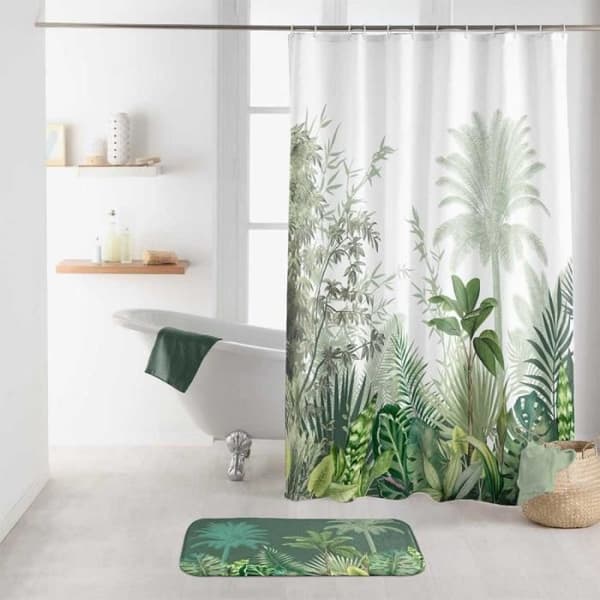 Duschdraperi - PARIS PRIX - Vagabonde - 180x200cm - Khaki - Polyester 100%
