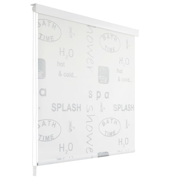 vidaXL Rullgardin för dusch 160x240 cm stänk -  Duschdraperier