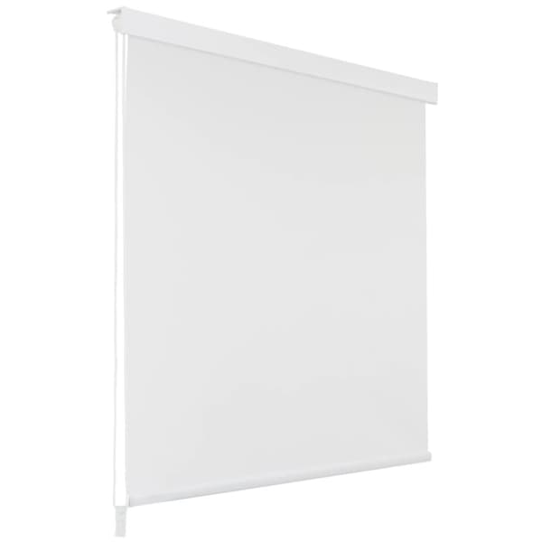 vidaXL Rullgardin för dusch 100x240 cm vit -  Duschdraperier