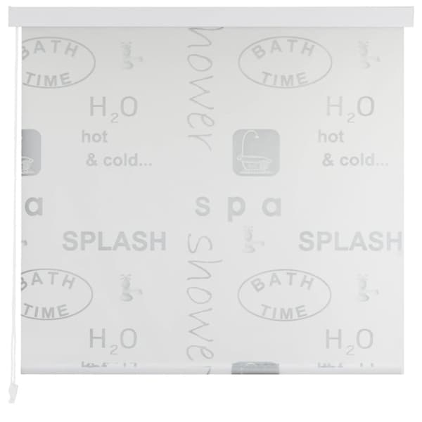 vidaXL rullegardin til badeværelse 100x240 cm splash -  Badeforhæng