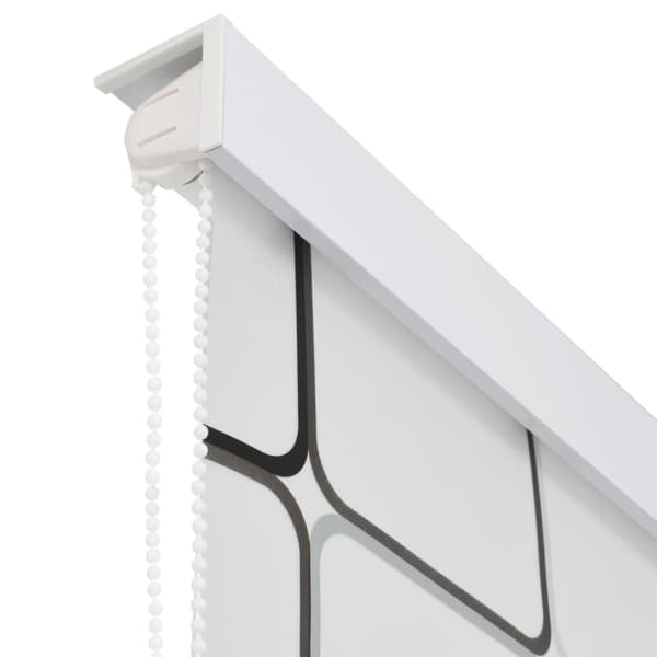 The Living Store Rullgardin för dusch 100x240 cm fyrkant -  Duschdraperier