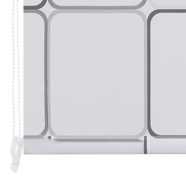 The Living Store Rullgardin för dusch 100x240 cm fyrkant -  Duschdraperier