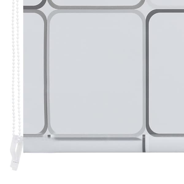 The Living Store Rullgardin för dusch 160x240 cm fyrkant -  Duschdraperier