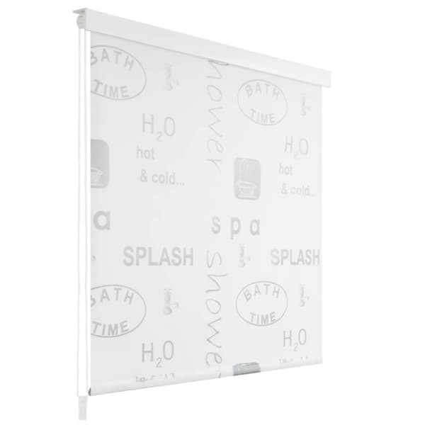 Badeforhæng - Living rullegardin til badeværelse 100x240 cm splash