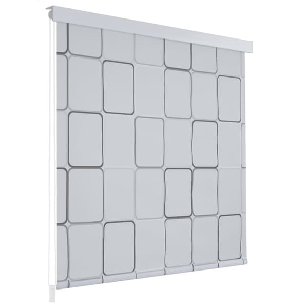 Rullgardin för dusch 100x240 cm fyrkant - Duschdraperi - Duschdraperier - Home & Living