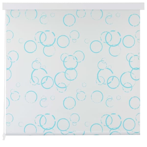 Rullgardin för dusch 100x240 cm bubbla - Duschdraperi - Duschdraperier - Home & Living