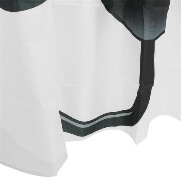 Duschdraperi i polyestertyg 180 x 180cm - TEMPSA - Svart - Samtida - Design