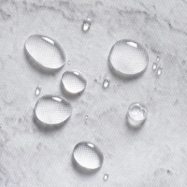Duschdraperi - Lifewit - Pebble Print - Vattentät - 180x180cm - 12 krokringar