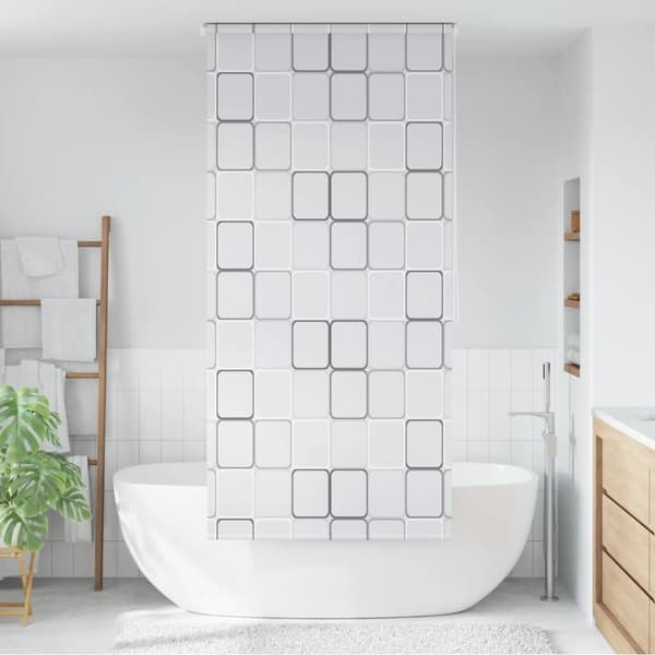 Rullgardin för dusch 80x240 cm fyrkant