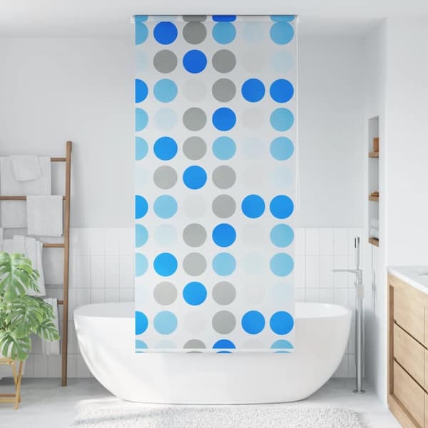 Rullgardin för dusch 80x240 cm cirkel