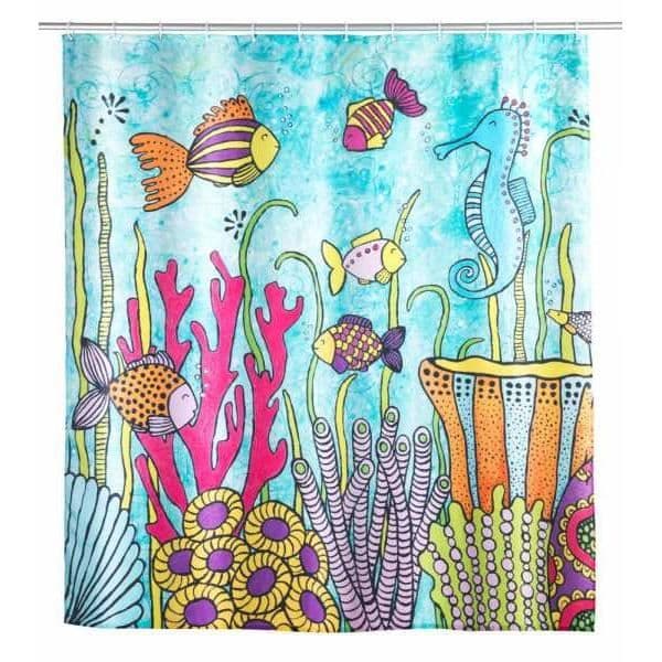 Ocean Life duschdraperi