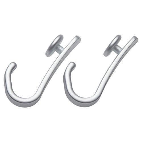 Duschkrokar - SEALSKIN - Easy Roll - Set om 12 - Matt krom - ABS