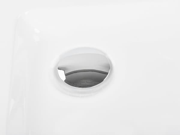 Duschkar med Avlopp Vit Akryl ABS Syntetmaterial 80 x 80 x 7 cm Minimalistisk Badrum