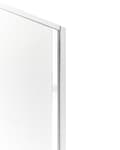 Miniatyrbild 6 av 8: Duschvägg Silver Härdat Glas Aluminiumram Enkeldörr Fyrkantig 90 x 90 x 185 cm Modern design