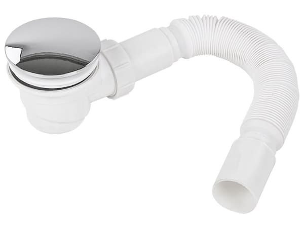 Duschkar med Avlopp Vit Akryl ABS Syntetmaterial 90 x 90 x 5 cm Minimalistisk