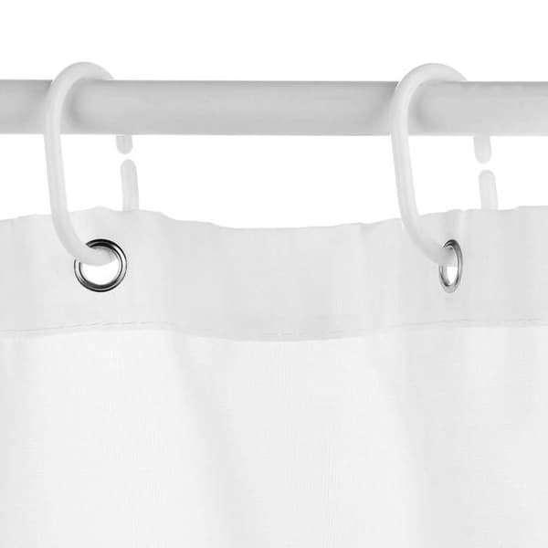 Duschdraperi - Instant d'O - Polyester - Vit - 180x200cm