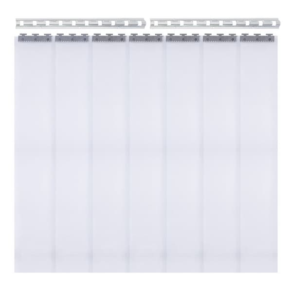 Strip Curtain Door Kit, Miljøvenlig PVC, Nem Installation, Temperaturbestandig