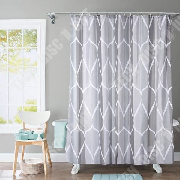TD® vattentät polyester duschdraperi/ mögelsäker/ badrumstillbehör/ dekorationsgardin/ dusch 180 * 180 cm