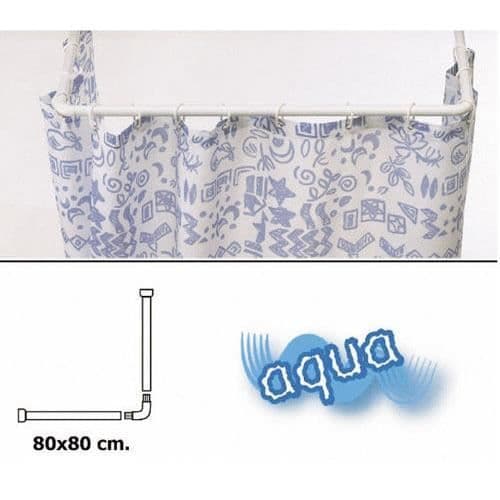 Duschdraperi i aluminium