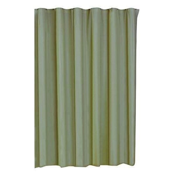 Duschdraperi - MSV - PVA 180x200cm - Taupe - Grön - Polyester