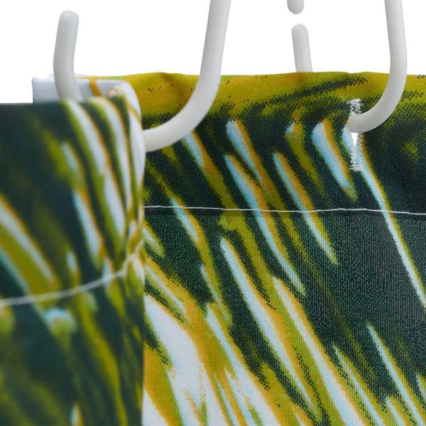 Relaxdays Duschdraperi 180 x 180 cm Badrum Strand Sand Palm Tree Anti-mögel Polyester, Färgad