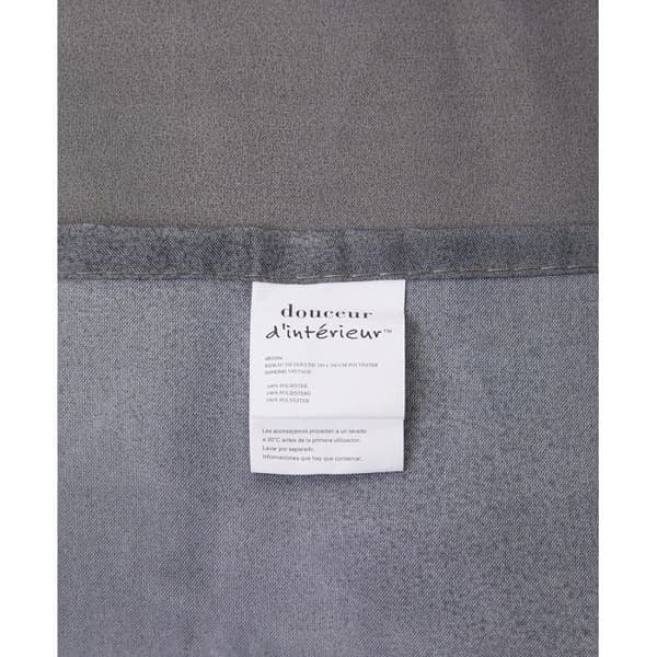 Duschdraperi - L3C - Vintage - Polyester - 180x200 cm - Grå