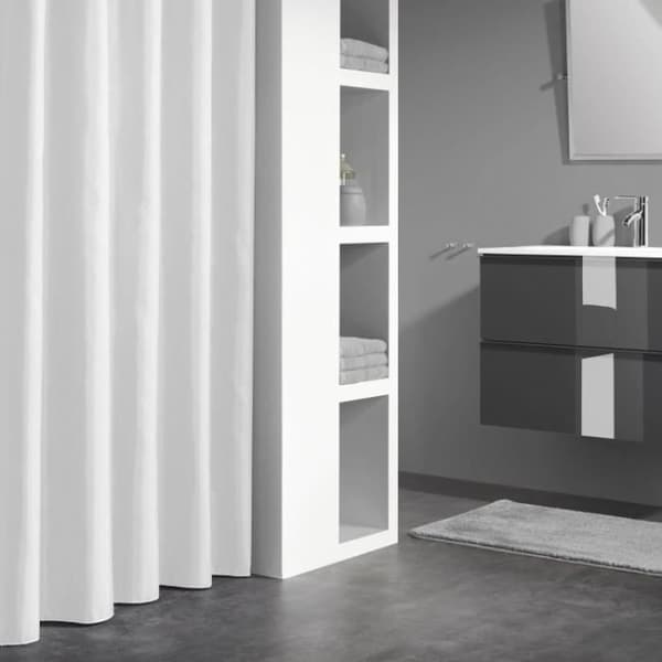 Sälskinn Granada Duschdraperi 120cm Vit 217001110