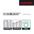 Miniatyrbild 3 av 4: Duschdraperi - Spirella - Guldfisk - 180x200cm - Transparent PVC - Orange