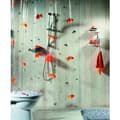 Miniatyrbild 1 av 4: Duschdraperi - Spirella - Guldfisk - 180x200cm - Transparent PVC - Orange