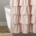 Miniatyrbild 4 av 4: Lush Decor Duschdraperi - 16T003940 - Rufsig Duschdraperi med Blush-mönster 72 x 72 cm