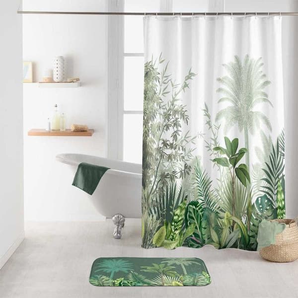 Duschdraperi - PARIS PRIX - Vagabonde - 180x200cm - Khaki - Polyester 100%