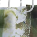 Miniatyrbild 5 av 6: Relaxdays Duschdraperi 180 x 180 cm badrum naturmotiv trä träd mögelresistent, grön