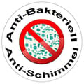 Miniatyrbild 3 av 4: Duschdraperi i polyester MSV - Dots Grön - 180x200cm