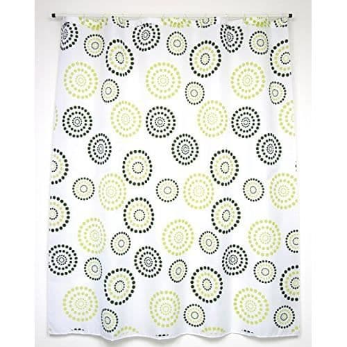 Duschdraperi i polyester MSV - Dots Grön - 180x200cm