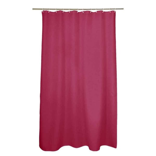 Duschdraperi - PARIS PRIX - Vitamin - 180x200cm - Hallon - 80% polyeten