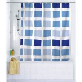 Duschdraperi Original Mosaique - WENKO - 180x200 cm - Vattentät - PEVA - Flerfärgad