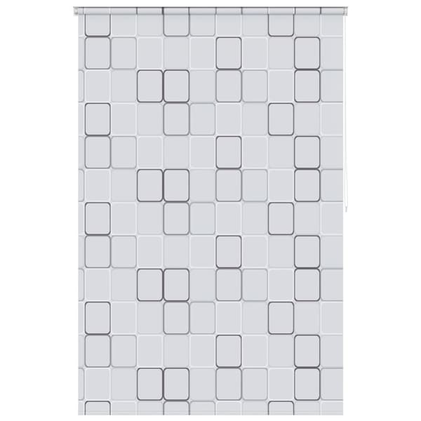Rullgardin för dusch 140x240 cm fyrkant