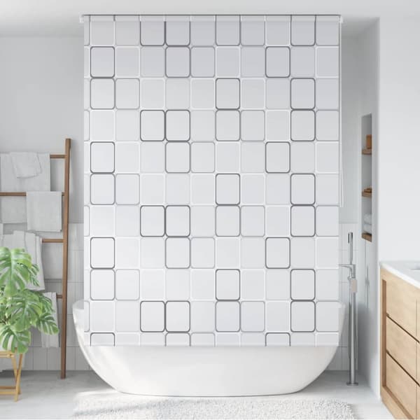 Rullgardin för dusch 160x240 cm fyrkant
