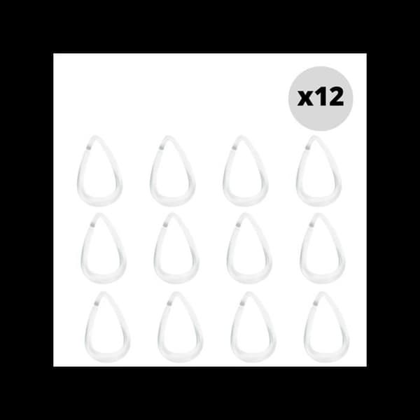 Duschdraperi - Spirella - 10.14717 - Transparent - Plast - Lätt att rengöra