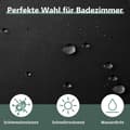 Miniatyrbild 3 av 7: Lollanda Förstärkt PEVA duschdraperi, vattentätt och mögelresistent, färgbeständigt, hållbart och snabbtorkande, lämpligt som avskiljare i badrummet