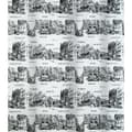 Miniatyrbild 1 av 2: Duschdraperi - Spirella - Svart - PEVA - 180x200cm
