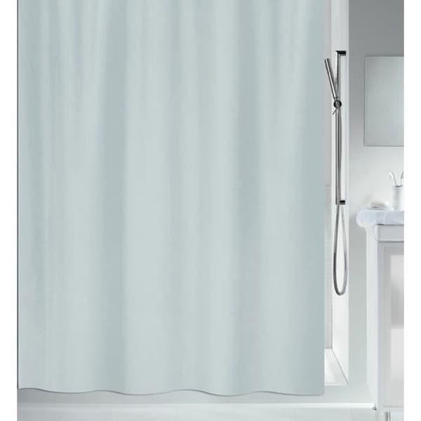 Duschdraperi - SPIRELLA - MAYA - Grå - Mögelresistent - Polyester