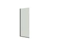 Miniatyrbilde 2 av 2: Dansani D91-03 fast væg 197,5 x 87-89 cm sort/klart glas