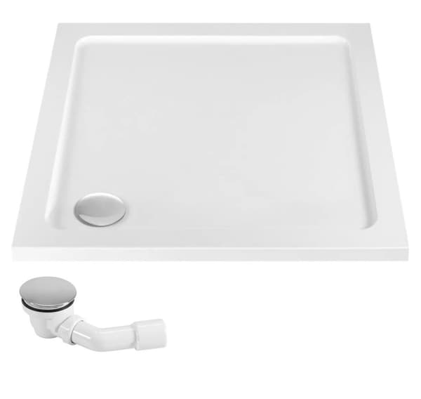 BRUSEKABINE SOL SORT TÆPPE 90X90
